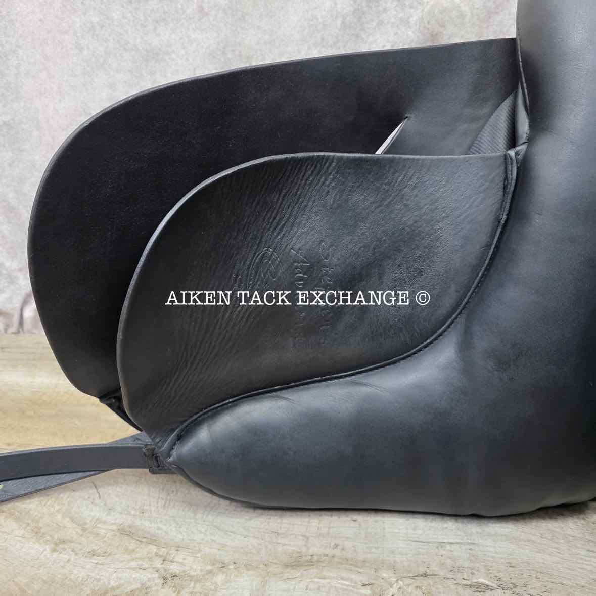 2008 Custom Saddlery Steffen's Advantage Dressage Saddle, 18" Seat, Adjustable Tree, Wool Flocked Panels