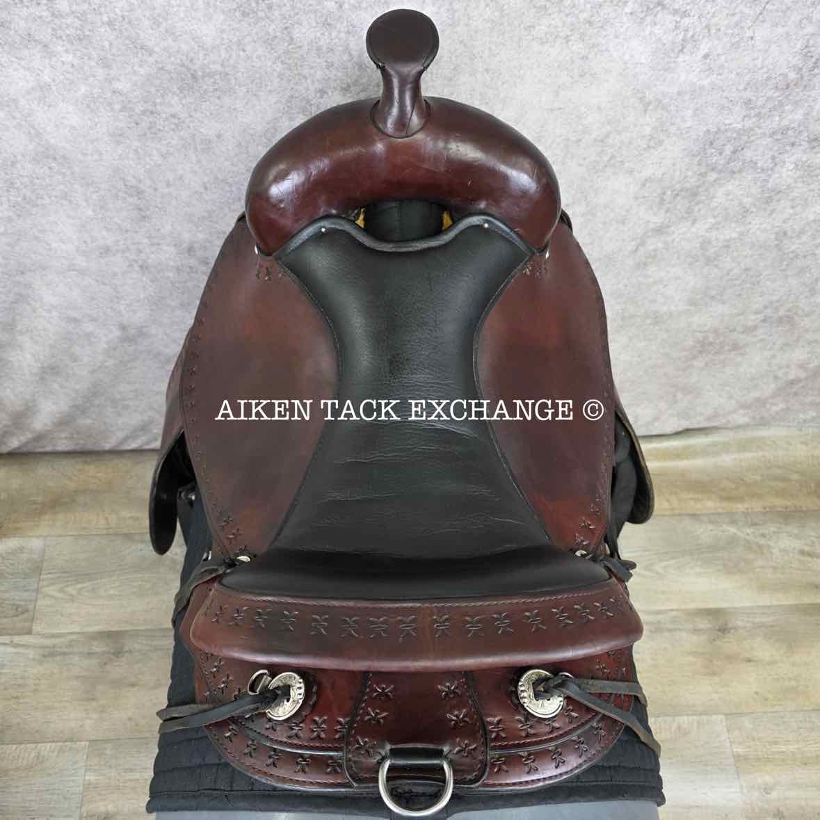 2013 Circle Y 1581 Alabama Trail Gaiter Western Saddle, 17" Seat, Wide Tree - Full QH Bars