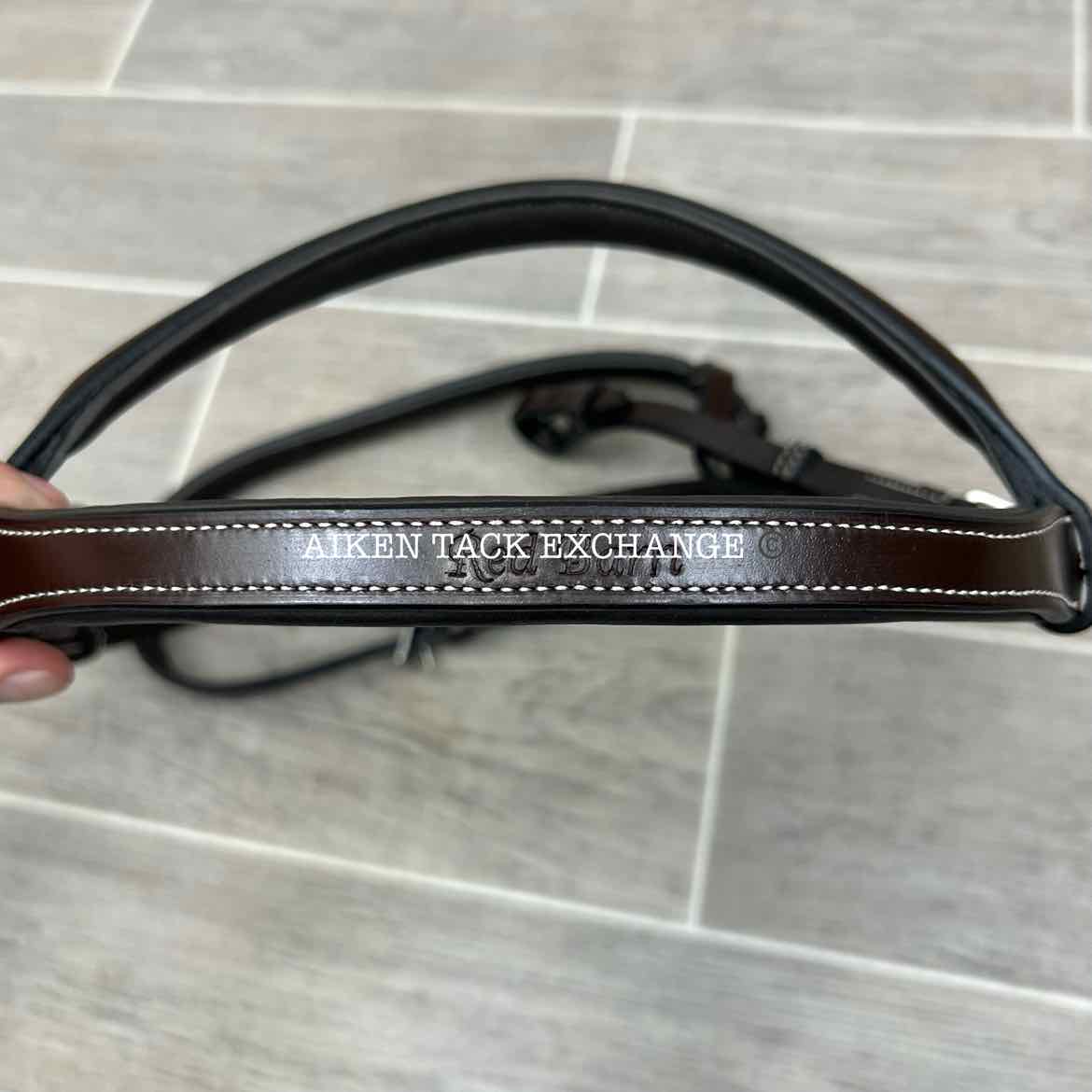 KL Select Red Barn Sovereign Hunter Bridle with Reins, Brown, Size Pony