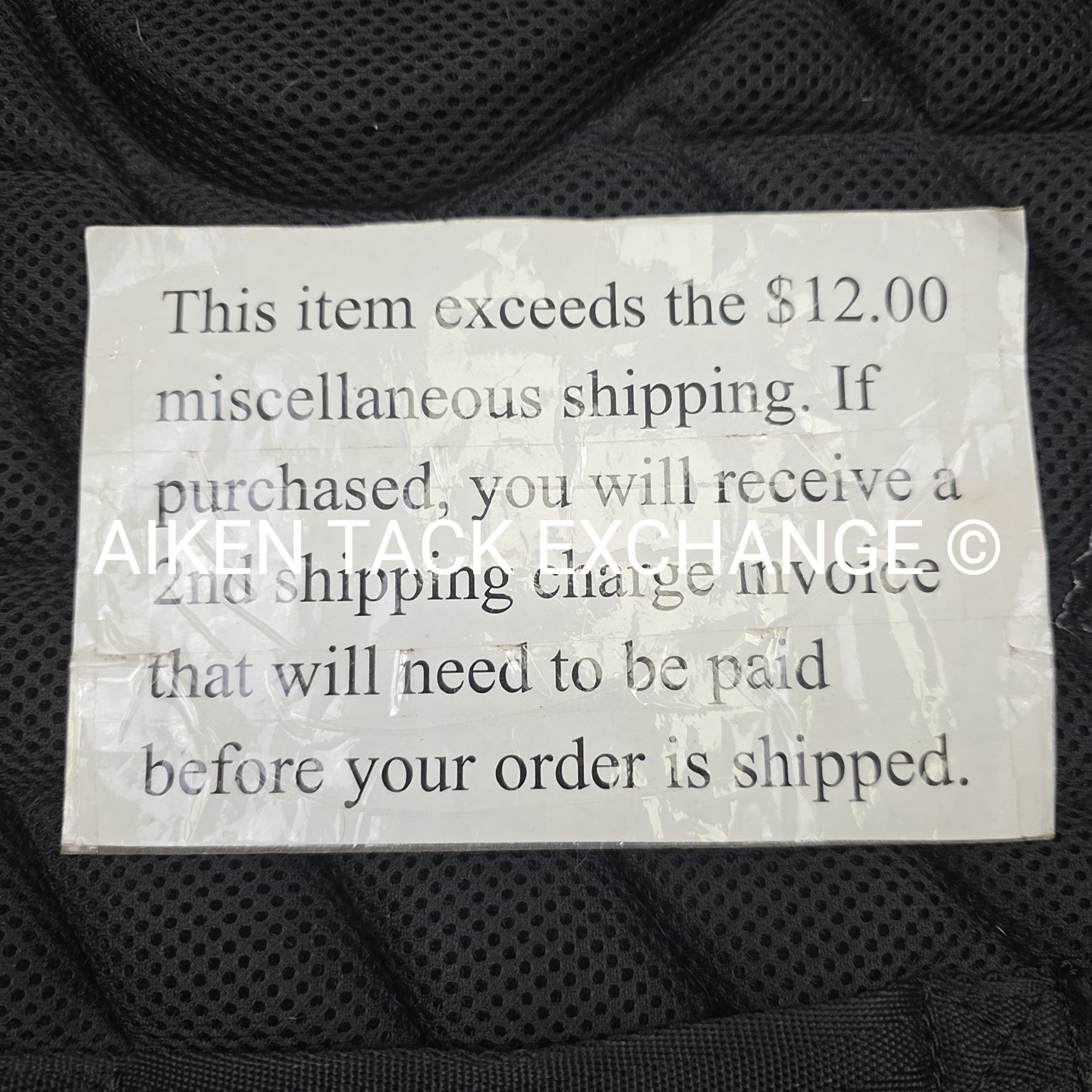 Hilison Size All Purpose Black English Saddle Pads