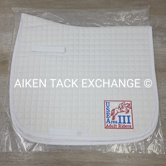 Dover Saddlery Dressage Saddle Pad with Embroidery