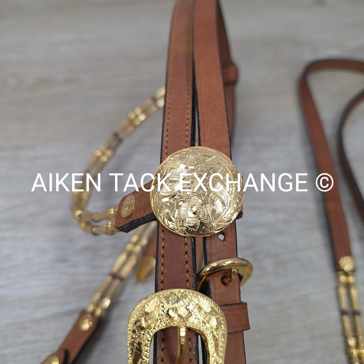 Western Show Bridle with Matching Split Reins