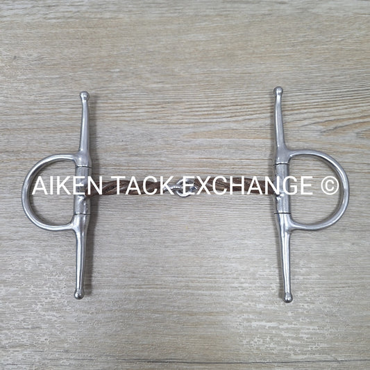 Myler Single Joint Copper Twisted Wire Full Cheek Bit 5"