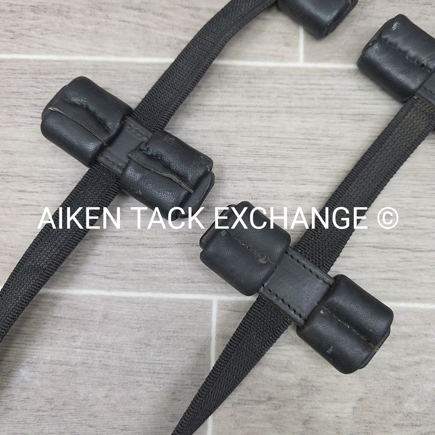 Correct Connect Aaron Vale Reins with 3 Padded Hand Grips, Black, Size Full