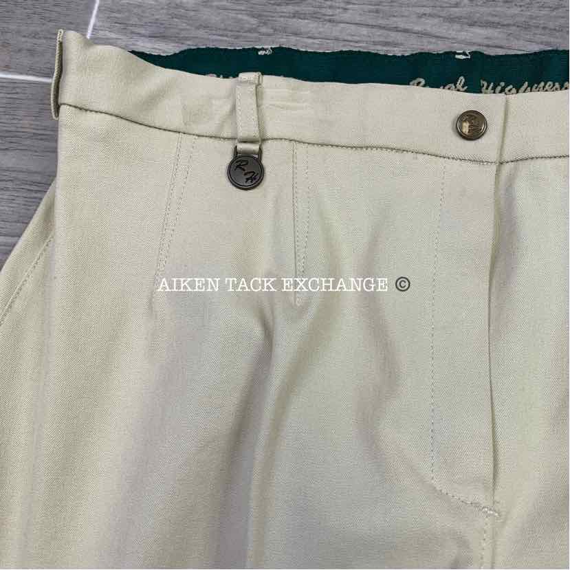 Royal Highness Shapely Knee Patch Breeches, Size 36 L