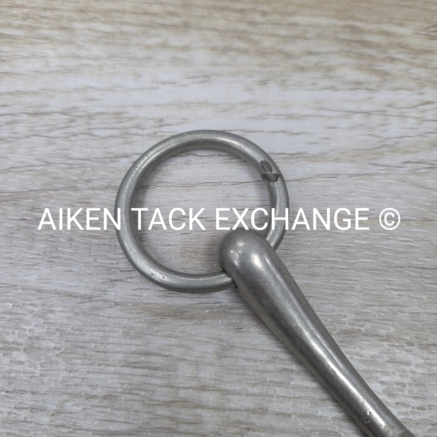 Star Steel Silver Single Joint Loose Ring Bradoon Bit 4.75"