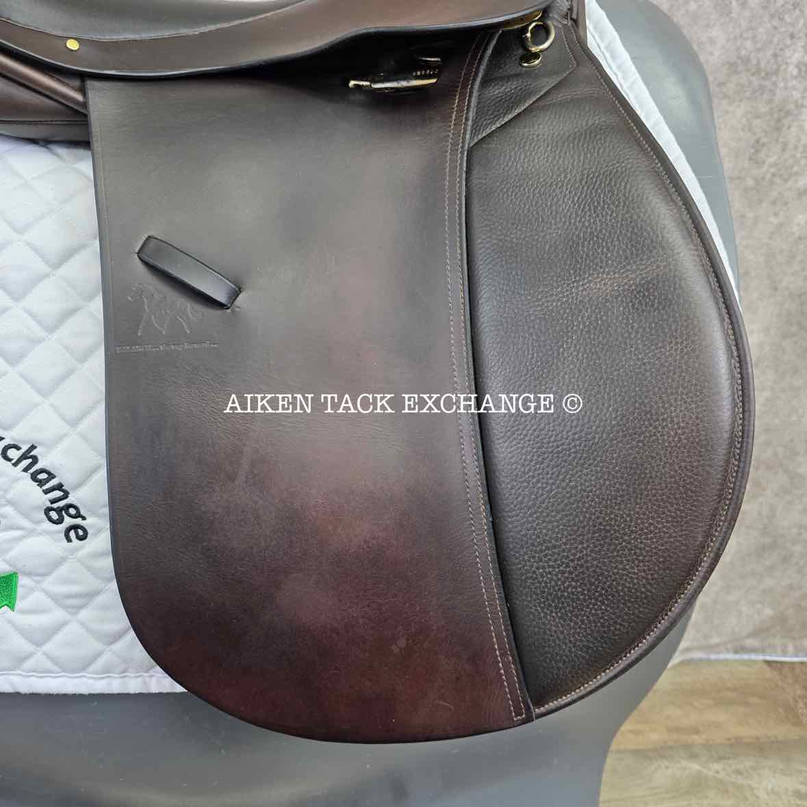Balance by Frank Baines GPD All Purpose Saddle, 17.5" Seat, XX-Wide Hoop Tree, Wool Flocked Panels