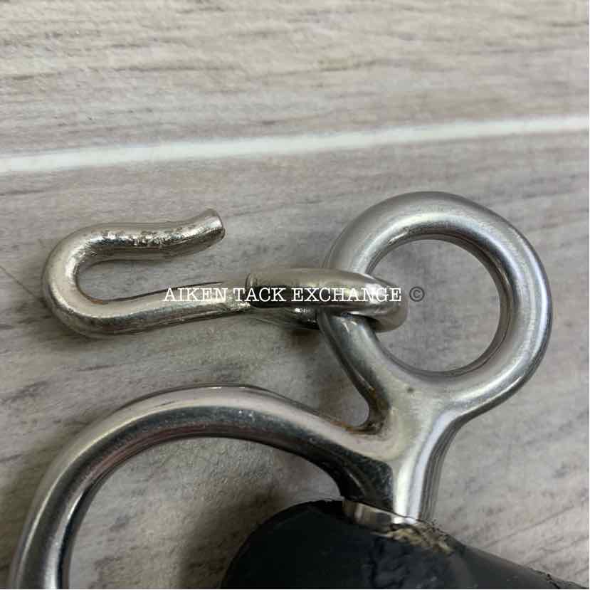 Single Joint Rubber Pelham Bit (has chew marks & blemishes) 4.25"