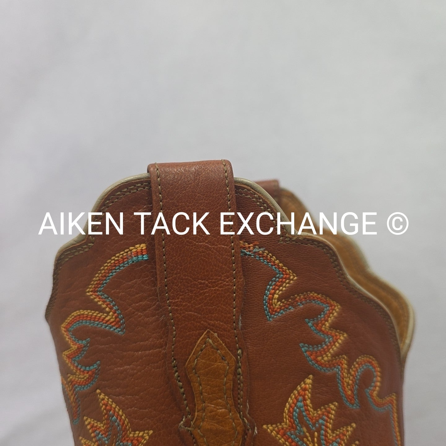 Lucchese 2000 Ostrich Boots, Size 6.5