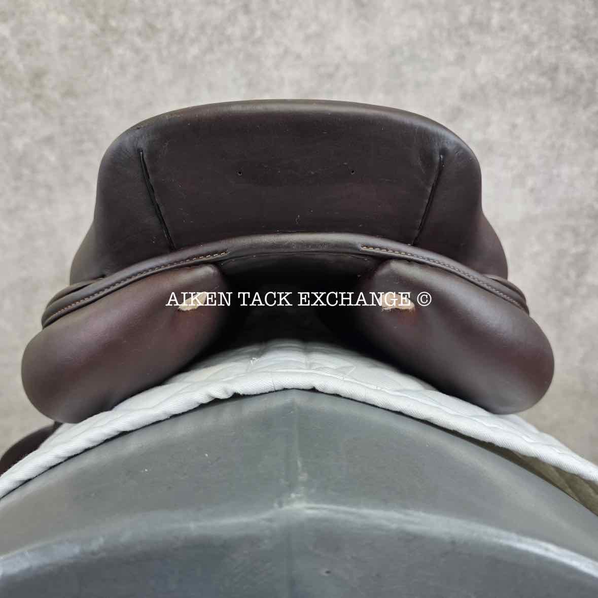 2020 CWD SE09 Monoflap Jump Saddle, 18" Seat, 2A Flap, Medium Tree, Foam Panels, Full Buffalo Leather