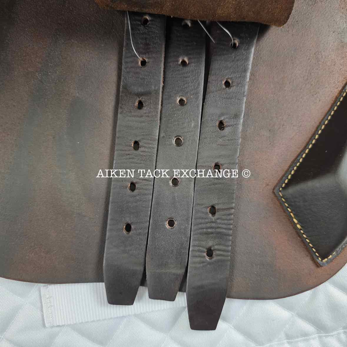 **SOLD** 2018 Antares Contact Jump Saddle, 16.5" Seat, 2D Flap, Medium Wide Tree