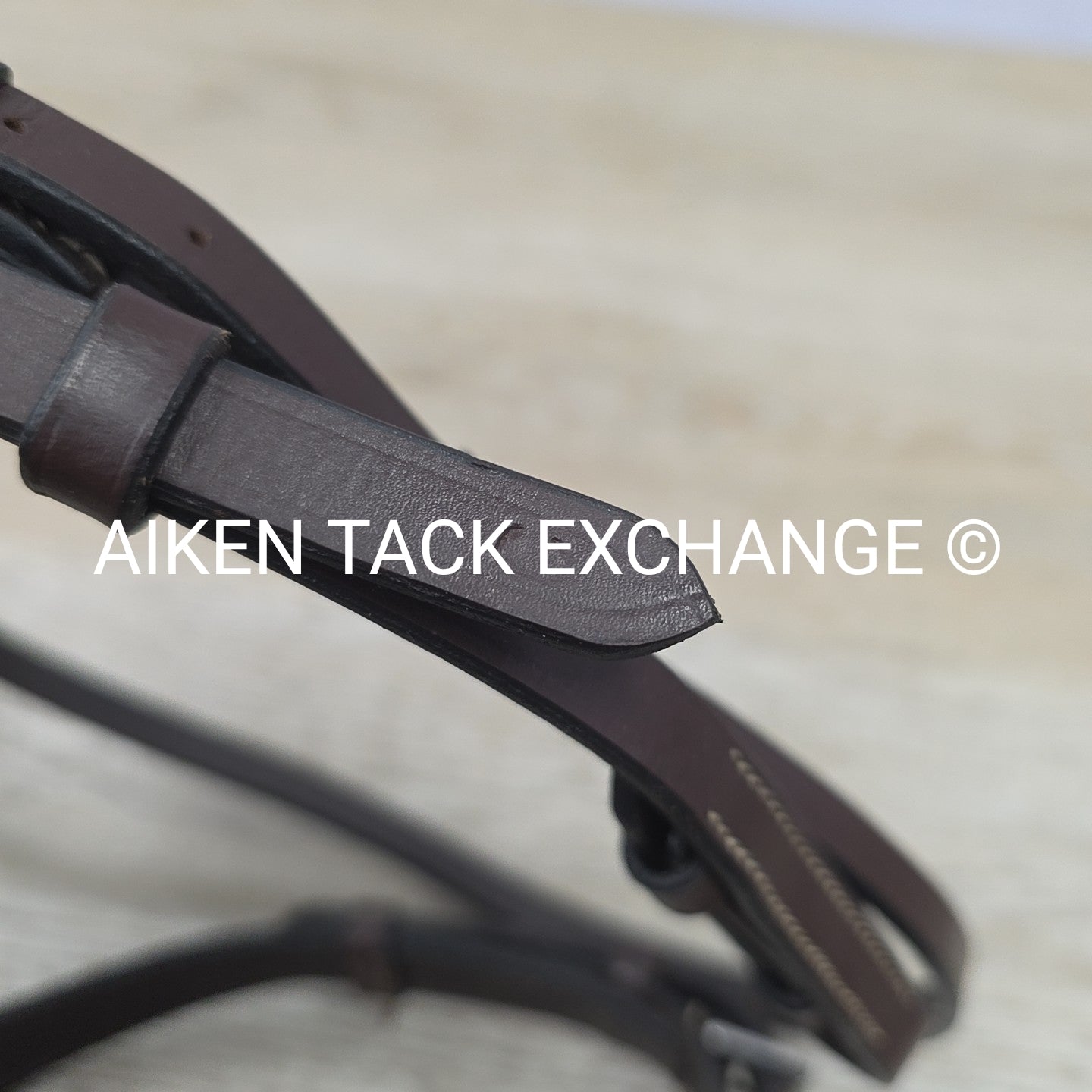 KL Select Black Oak Fancy Stitched Bridle with Matching Laced Reins, Brown, Cob