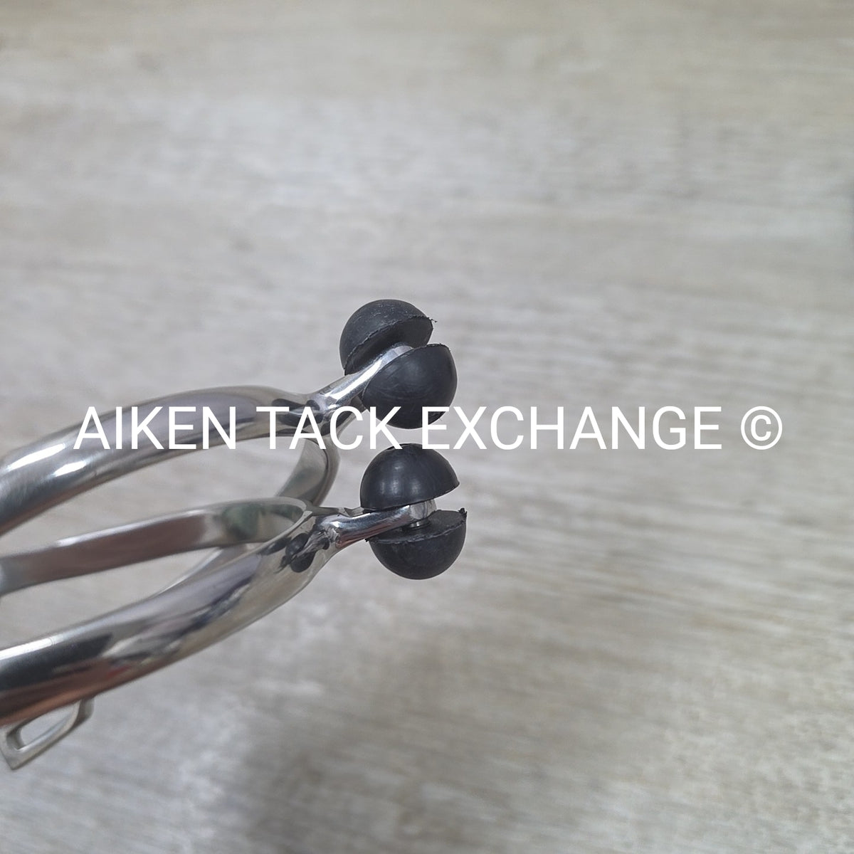 Coronet Rubber Ball Spurs with Leather Straps