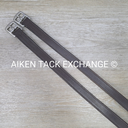 HDR Nylon Backed Stirrup Leathers, Brown, 54"