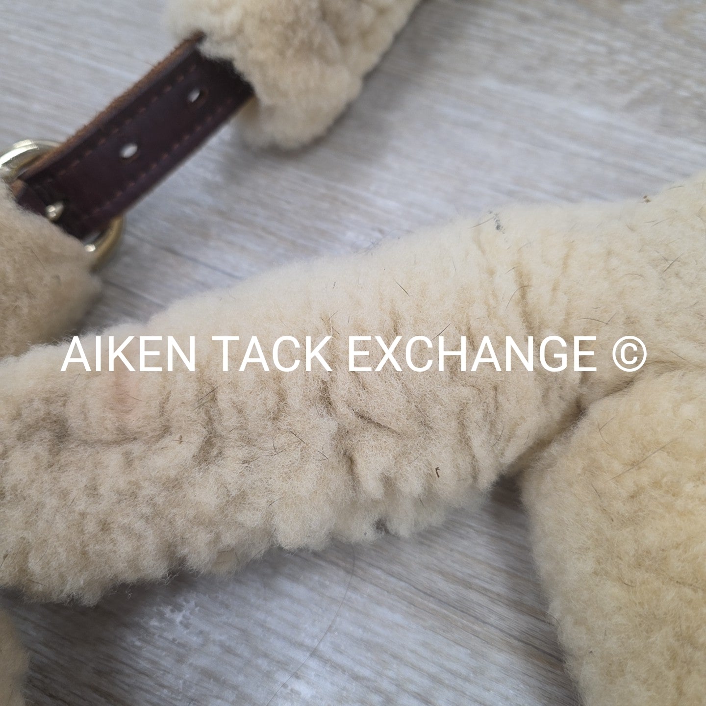 Sheepskin Shipping Halter, Size Cob