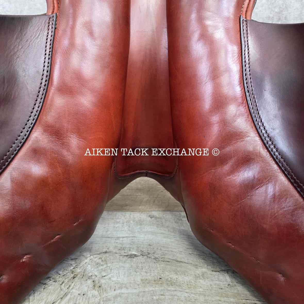 Stubben Edelweiss CS Close Contact Jump Saddle, 17" Seat, 31cm Tree - MW, Wool Flocked Panels