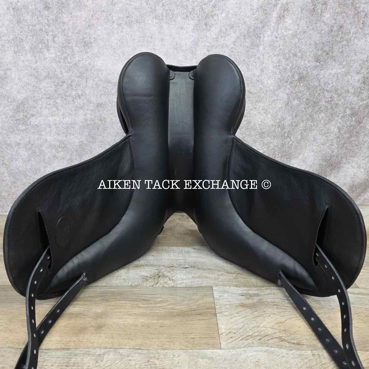 2024 Envy by Custom Saddlery Motion Monoflap Dressage Saddle, 18" Seat, Adjustable Tree, Wool Flocked Panels