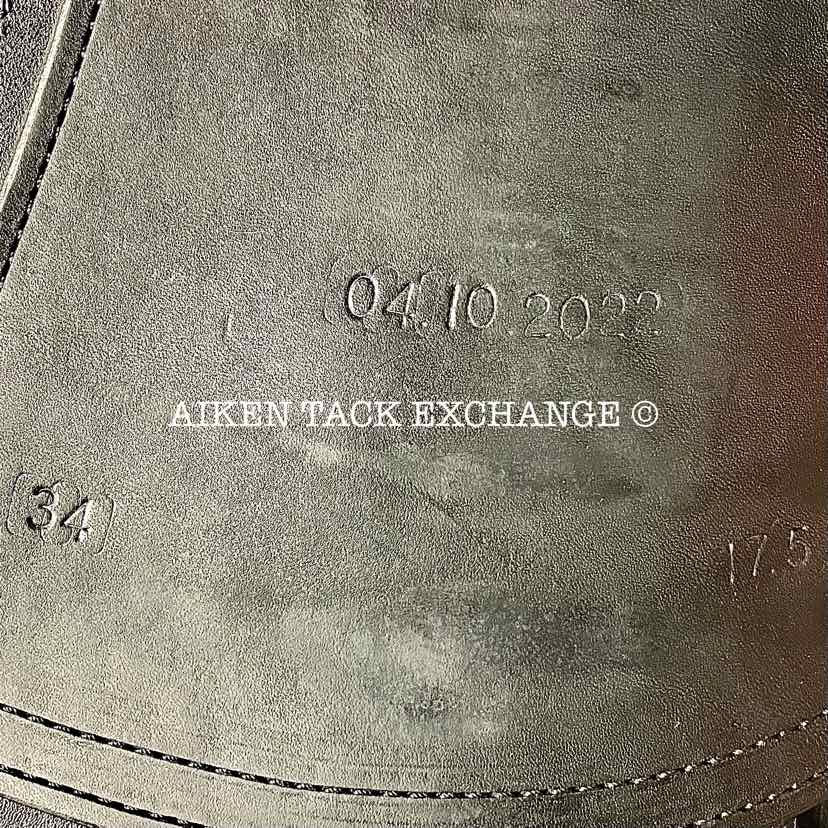 2022 JC Performance Line P2 Monoflap Dressage Saddle, 17.5" Seat, 34 Tree - MW