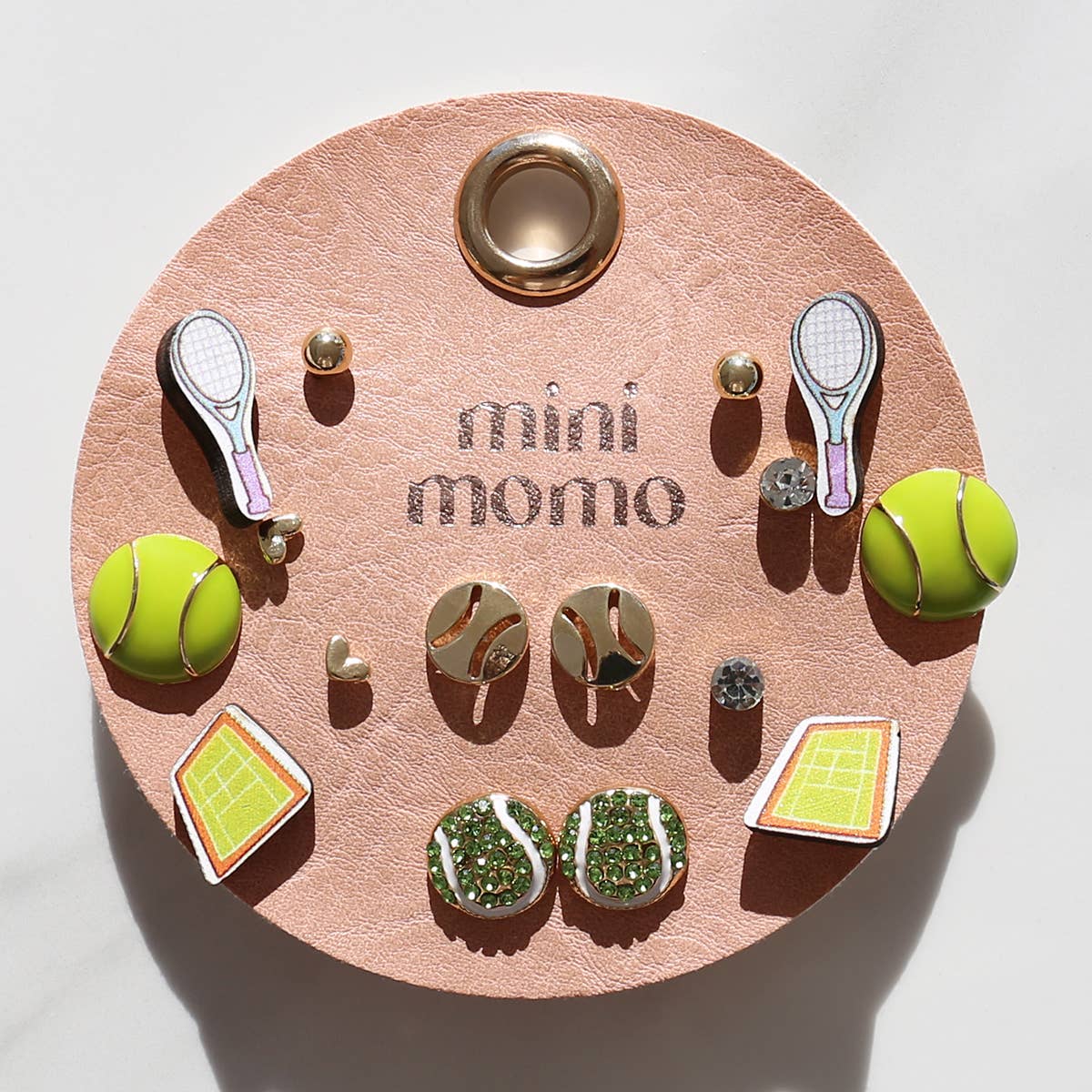 Tennis Earrings Assorted Earrings Set - 8 Pairs