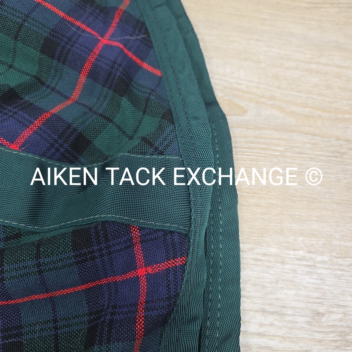5/A Baker Original Tartan Plaid Stable Sheet, Size 72"