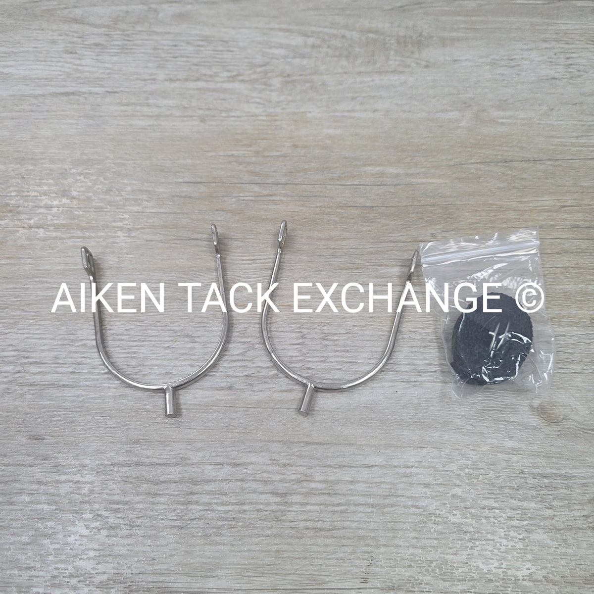 Spurs with Braided Nylon Spur Straps, 16mm