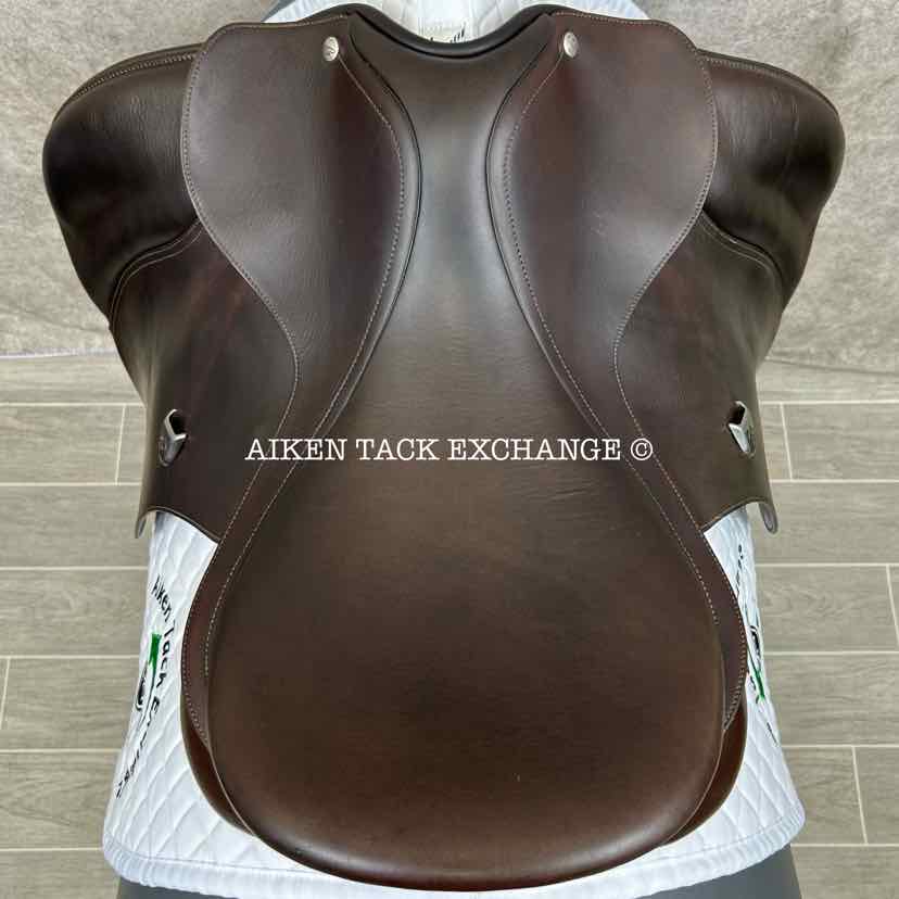 **SOLD** 2020 Bates VSD All Purpose Saddle with HART, 17.5" Seat, Adjustable Tree - Changeable Gullet, CAIR Panels