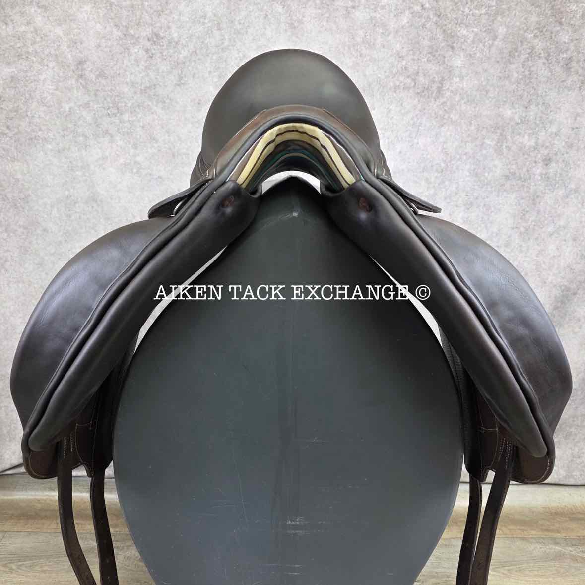 2023 Voltaire Adelaide Monoflap Dressage Saddle, 17.5" Seat - 3A Flap, Wide Tree, FIN Panels, Full Buffalo Leather