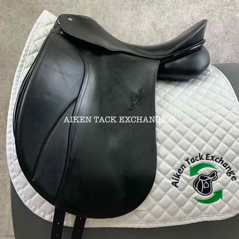 **SOLD** 2016 Passier Sirius Dressage Saddle, 18" Seat, Medium Tree with FRT-System, Wool Flocked Panels