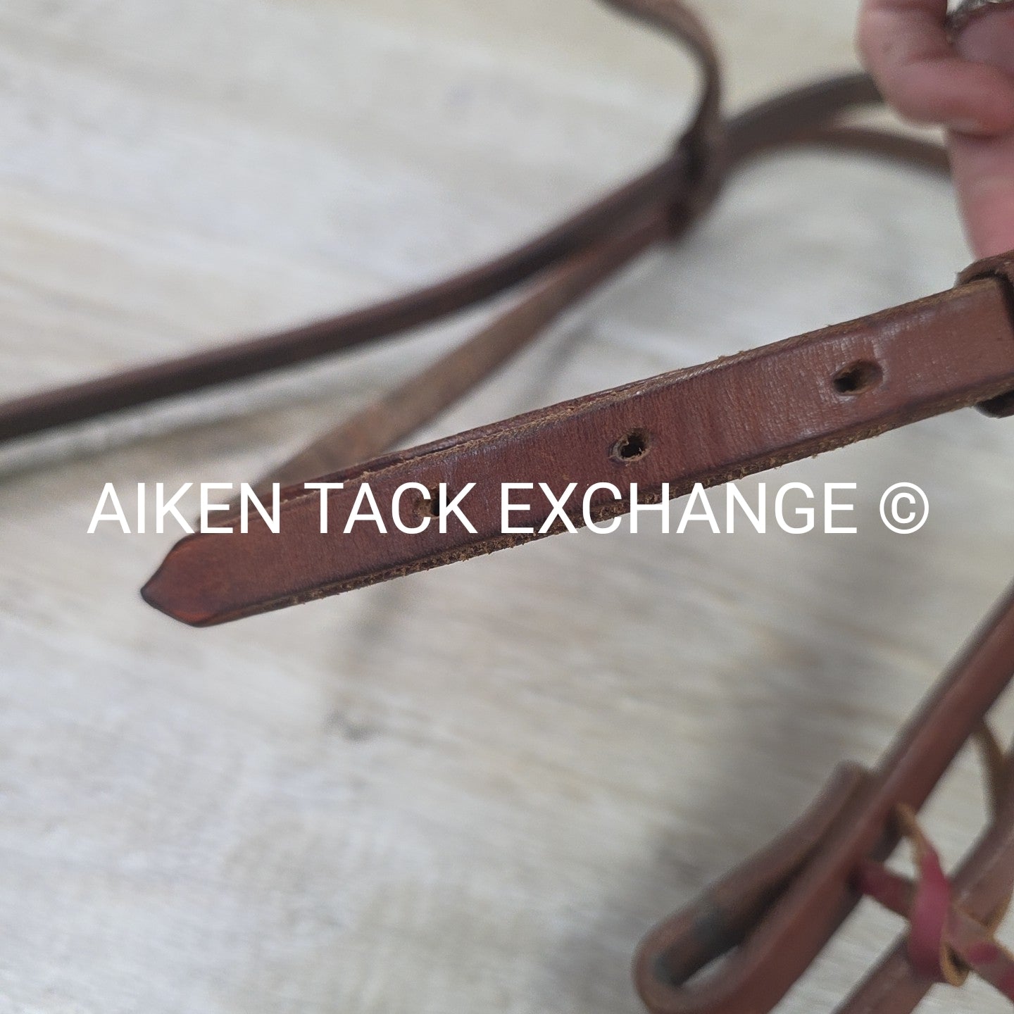 Western Browband Headstall, No Reins, Brown, Size Full