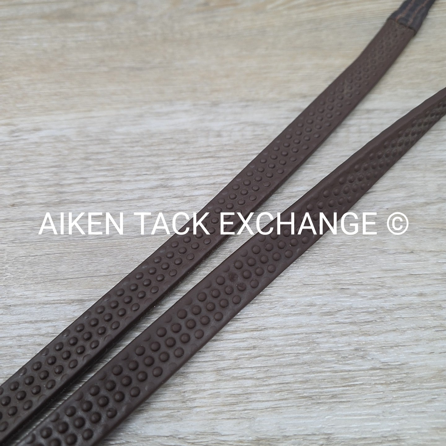 Nunn Finer Soft Grip Rubber Reins, Brown, 60"