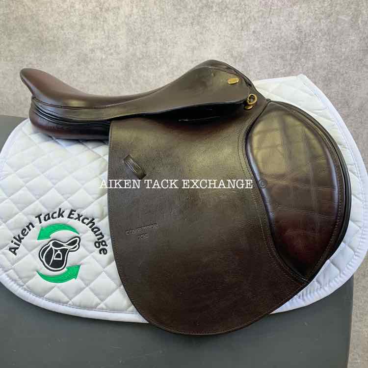 CJD Trophy Competitor XK Close Contact Jump Saddle, 17" Seat, Medium Tree, Foam Panels
