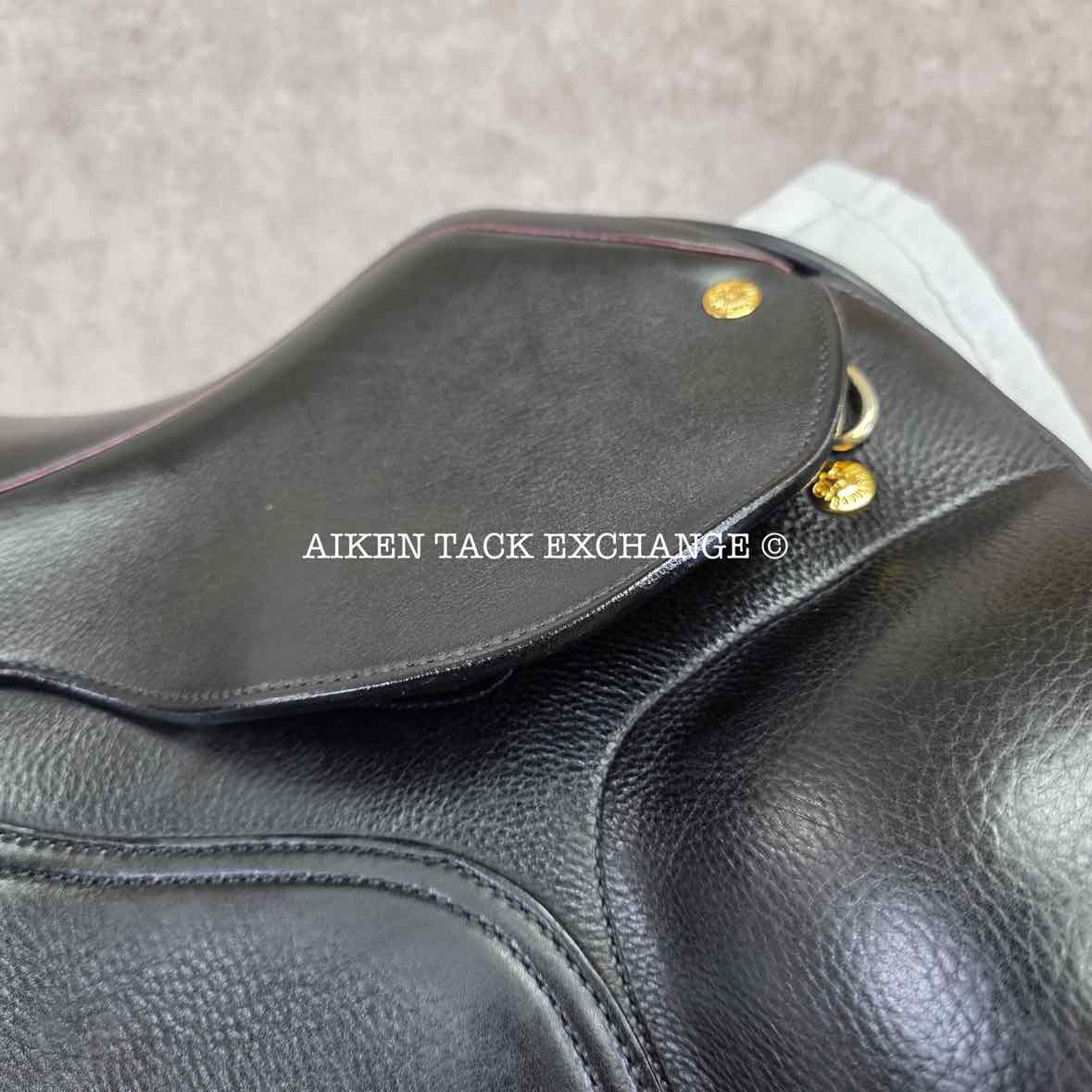 2006 DK Freedom Monoflap Dressage Saddle, 16.5" Seat, Extra Wide Tree, Wool Flocked Panels