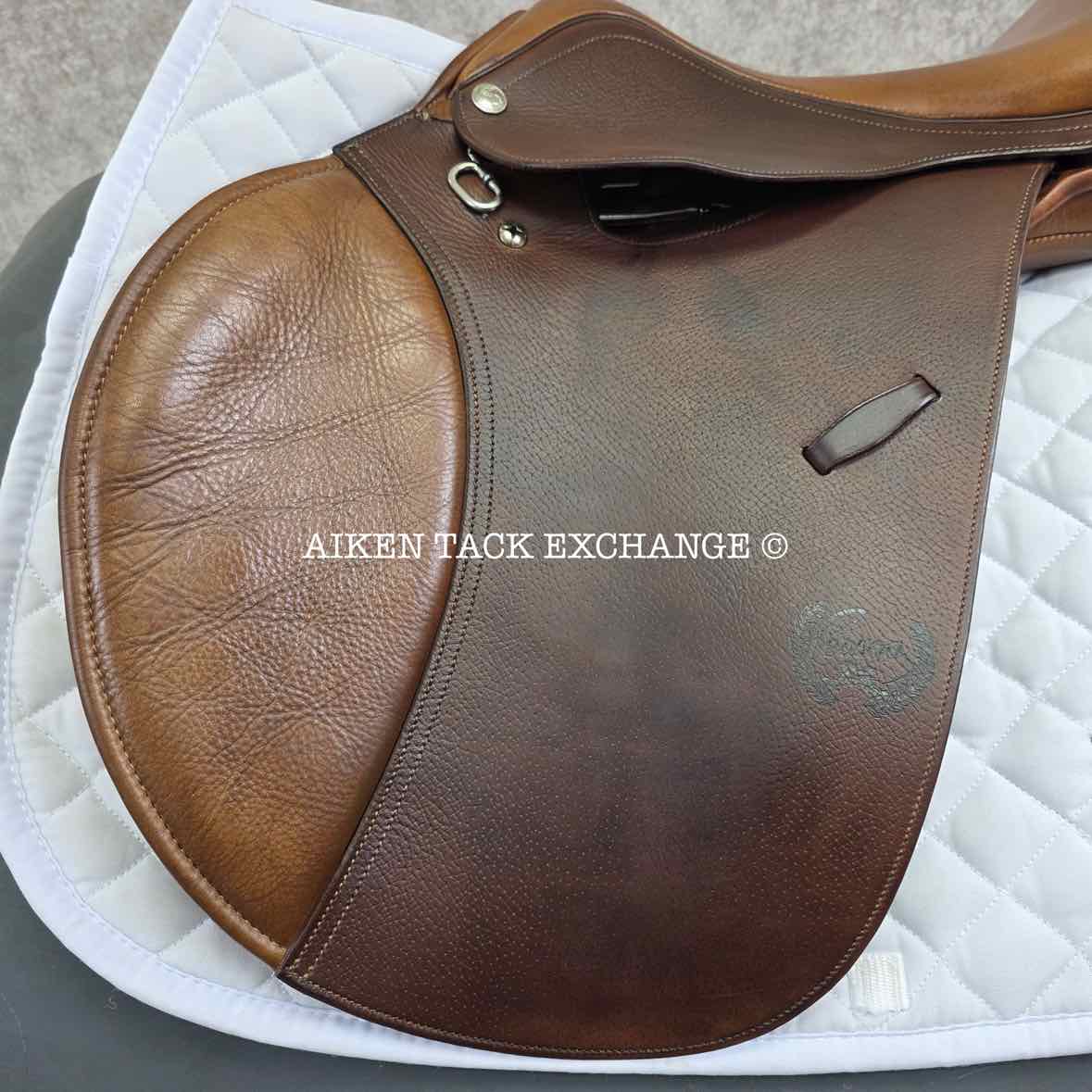 2013 Pessoa A/O AMS Close Contact Jump Saddle, 16" Seat, Adjustable Tree - XCH Changeable Gullet, Wool Flocked Panels