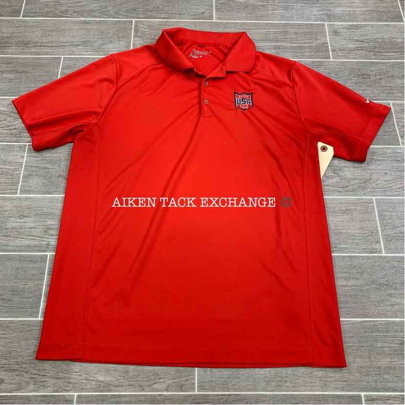 Nike Rolex CCI 4 Star Short Sleeve Dri-Fit Polo Shirt, Size Large