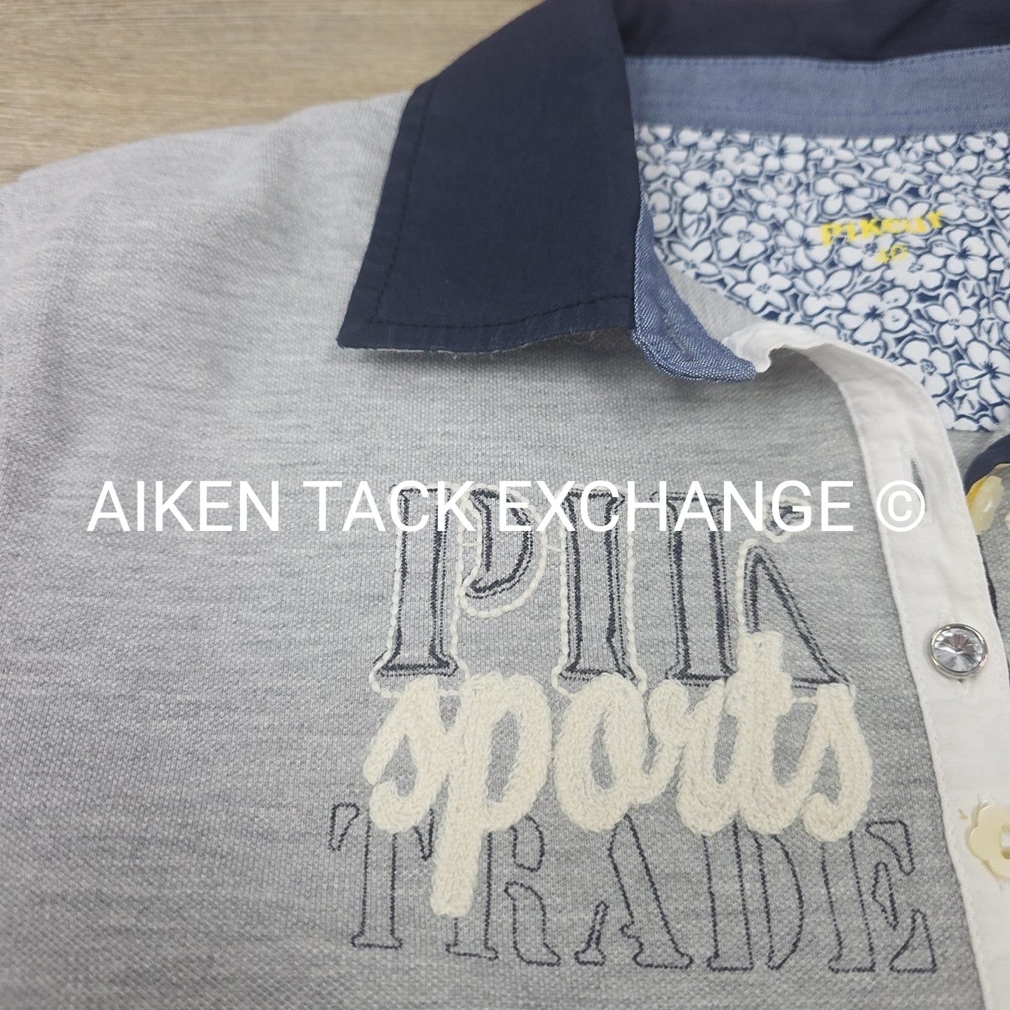 Pikeur Short Sleeve Polo Top, Size 40