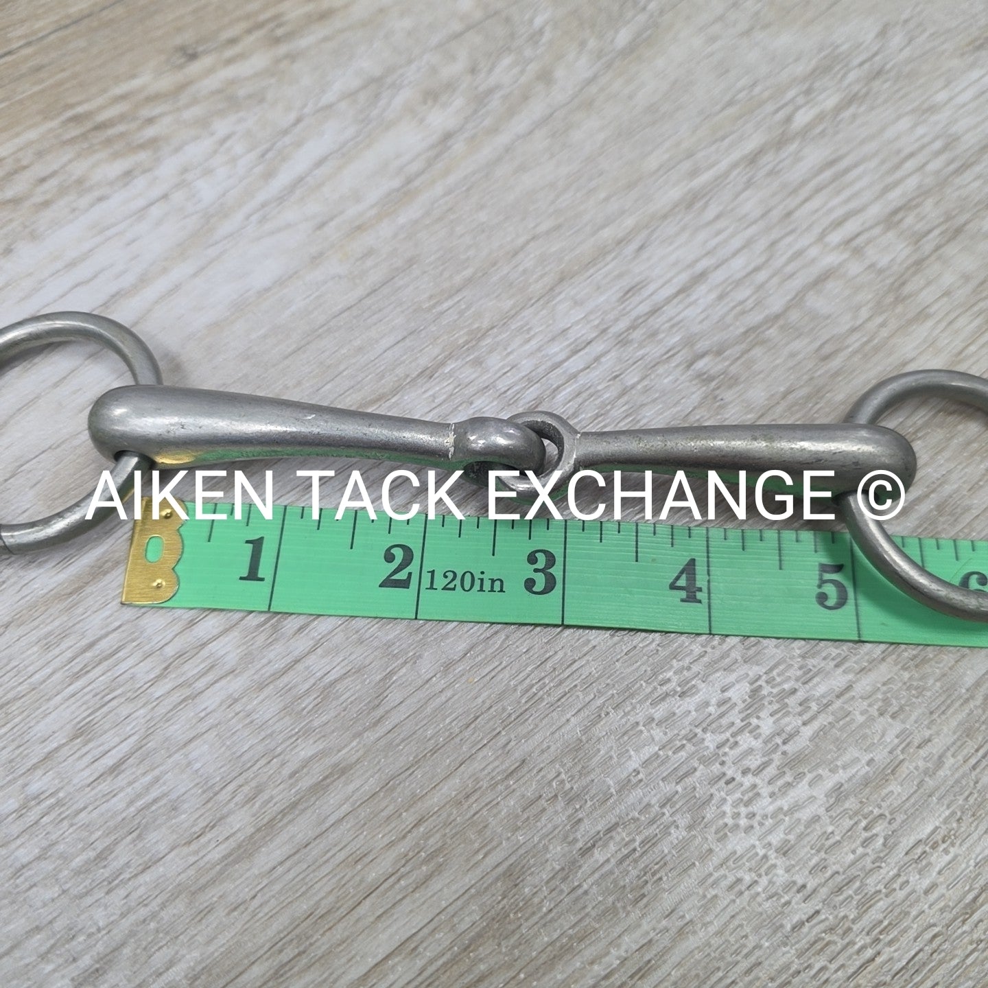 Star Steel Silver Single Joint Loose Ring Bradoon Bit 4.75"