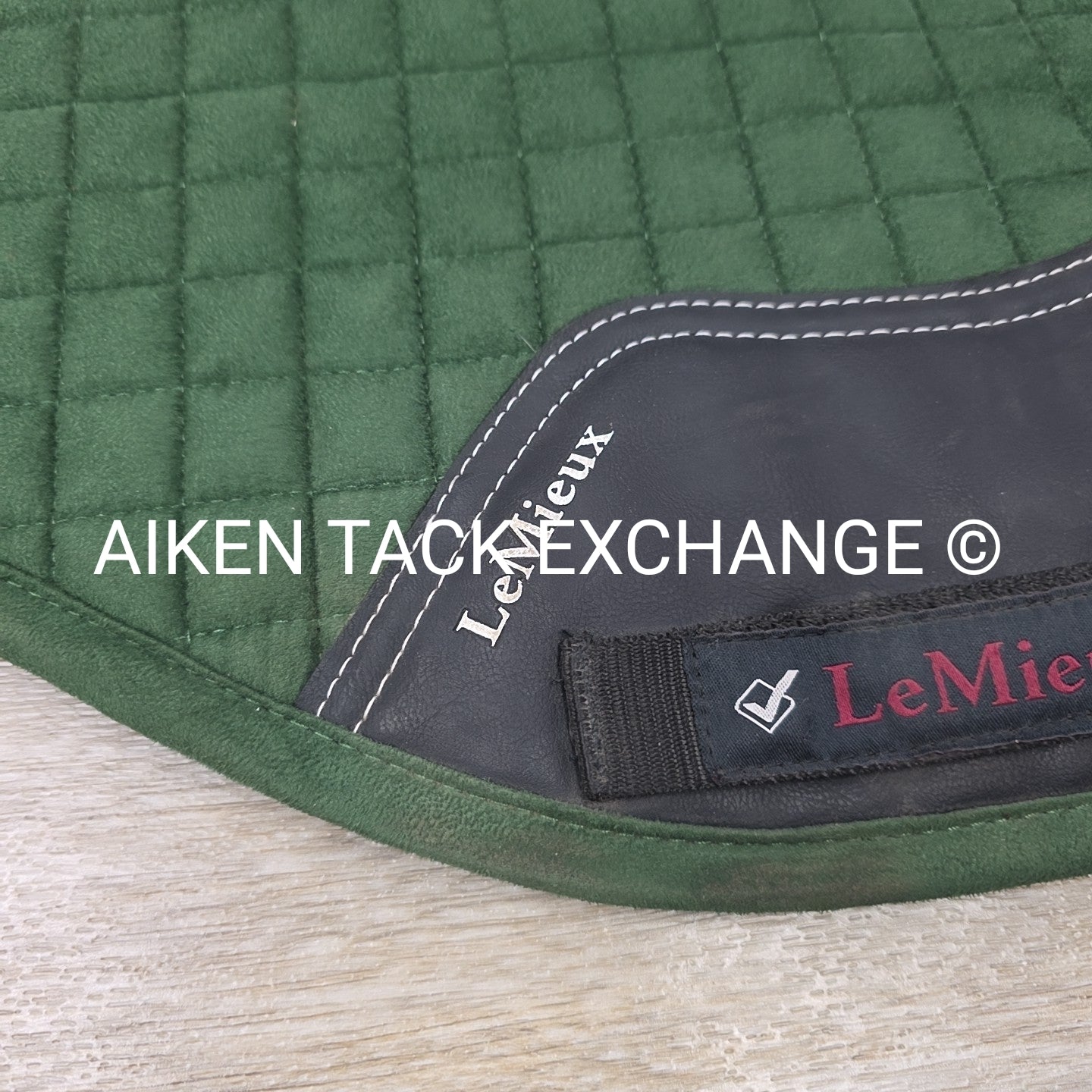 LeMieux Suede GP Saddle Pad, Hunter Green, Large