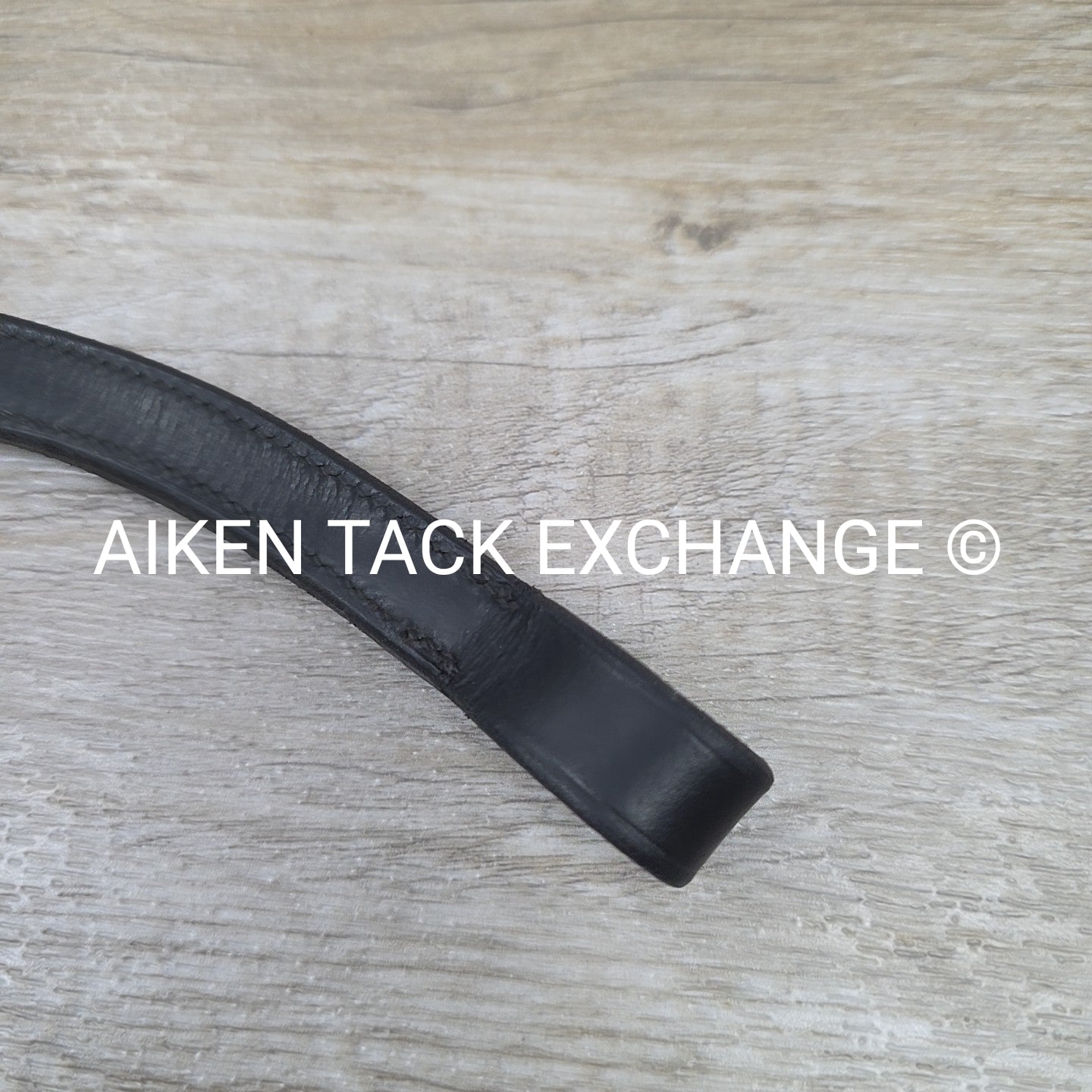 Passier Waved Big Stone Browband with Otto Schumacher Cover, Black & Clear, 17.5