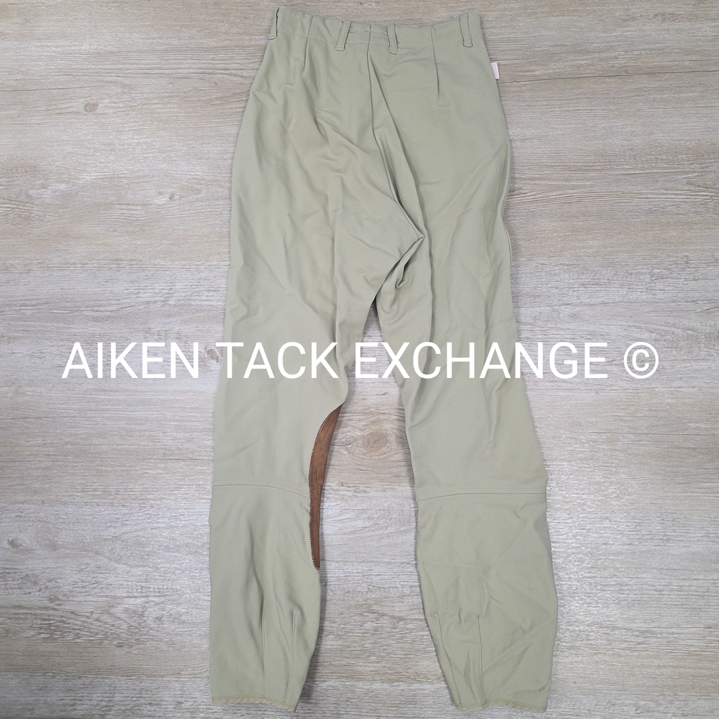 Tailored Sportsman Supreme Hunter Side Zip Knee Patch Breeches, Size 24 L