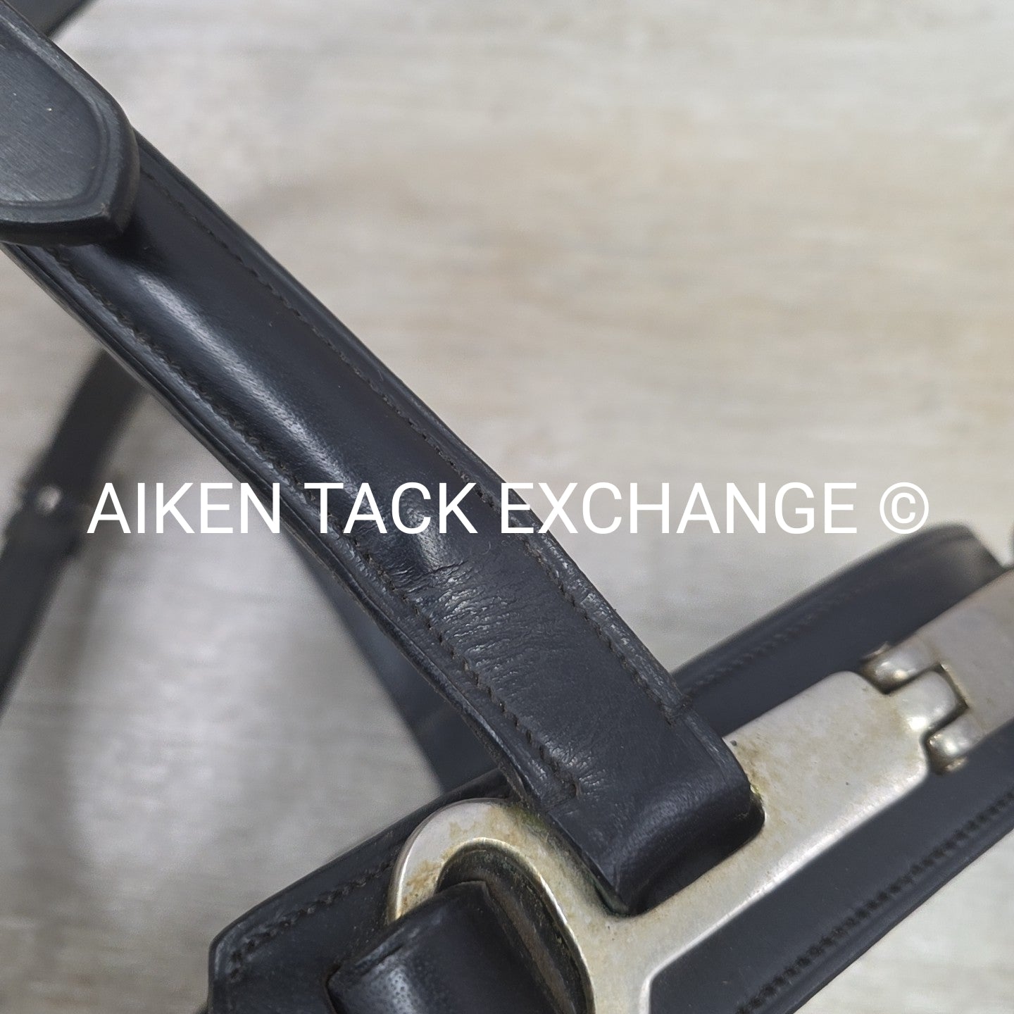\Leather Lunging Cavesson, Black, Size Full