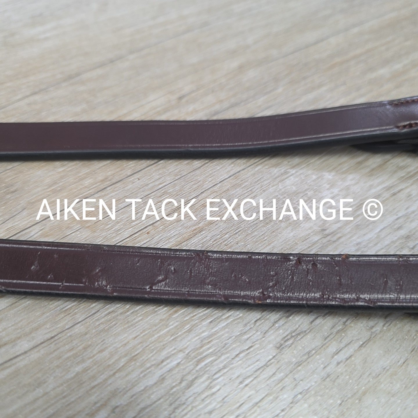 KL Select Red Barn Rubber Grip Reins, Brown, Size Full