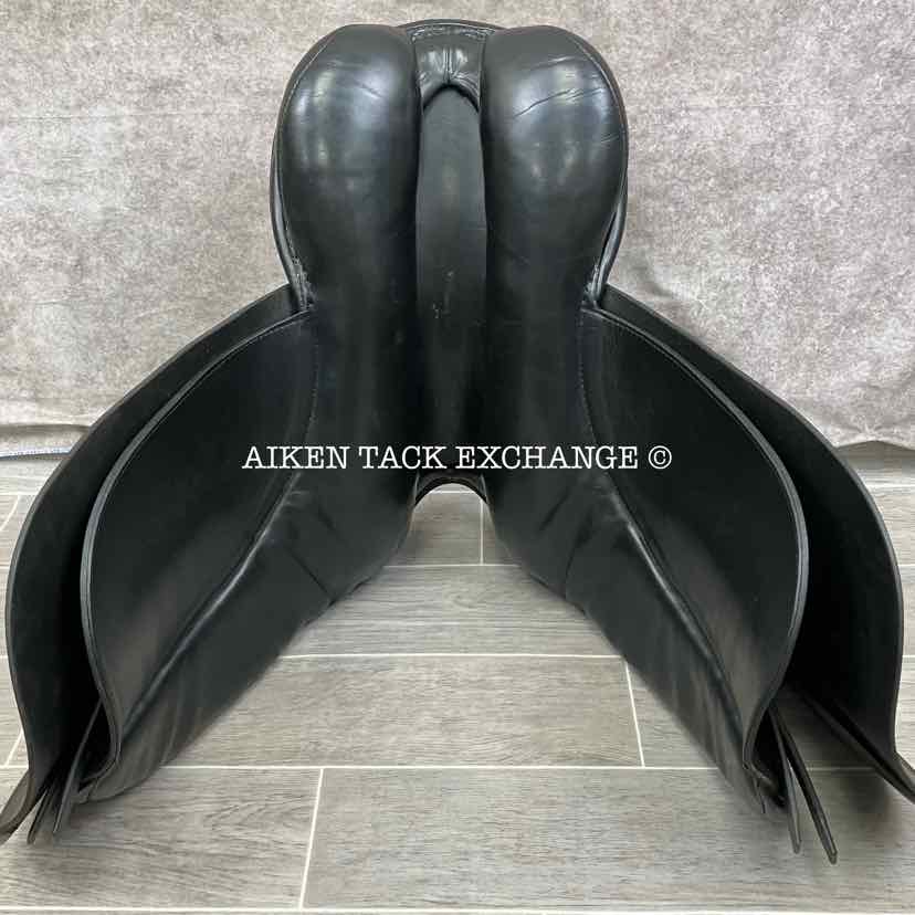 1994 Karl Niedersuss Symphonie Dressage Saddle, 17.5" Seat, Medium Tree, Wool Flocked Panels