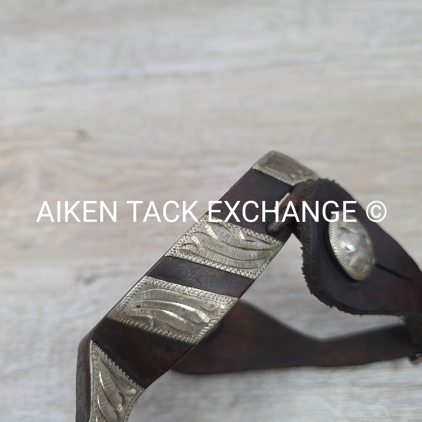 Classic Equine Cowboy Series Spurs with Chap Guard & Leather Spur Straps