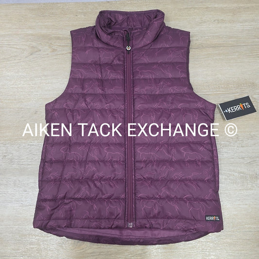 Kerrits Winter Whinnies Quilted Vest, Brand New, Youth XLarge