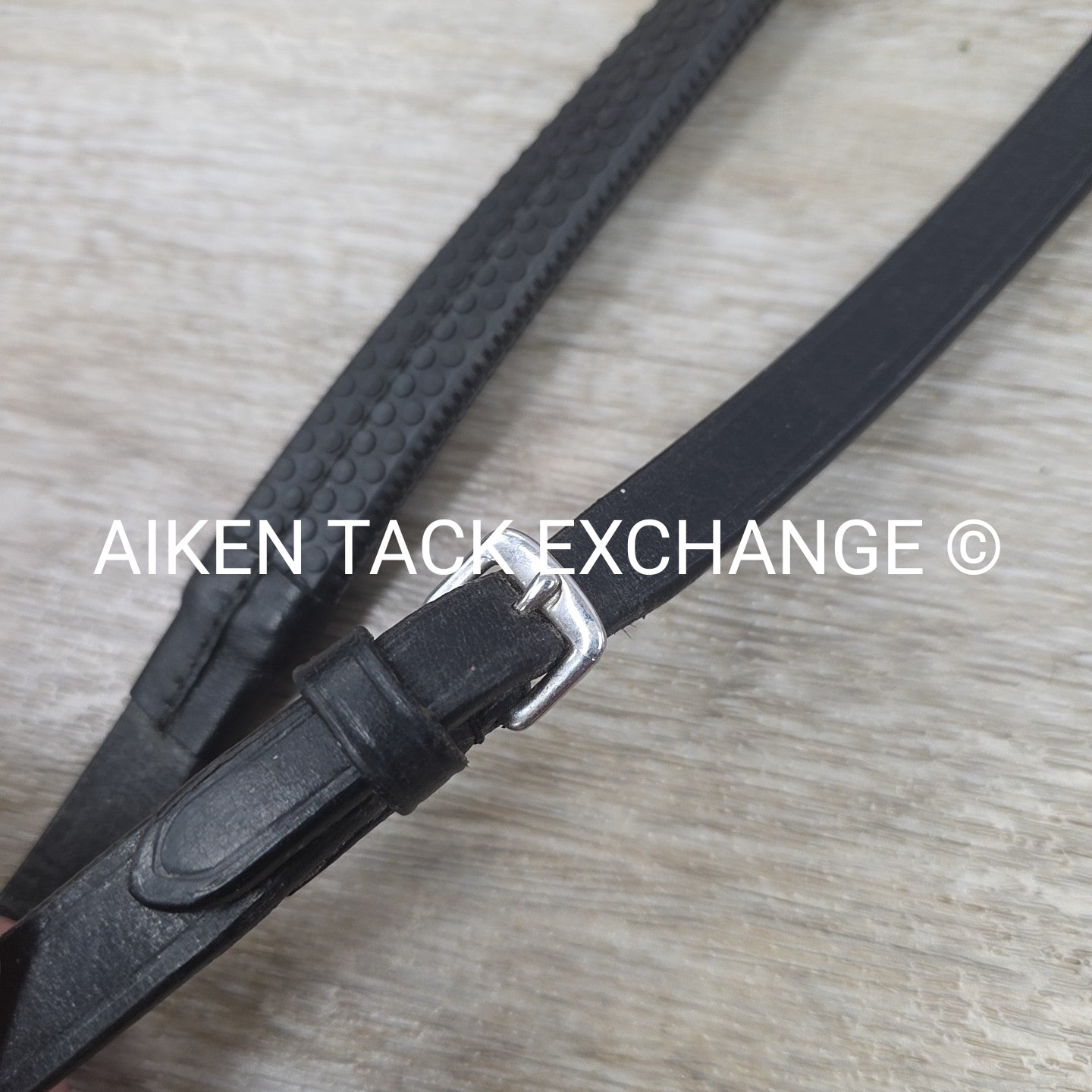 Rubber Reins, Black, 47"