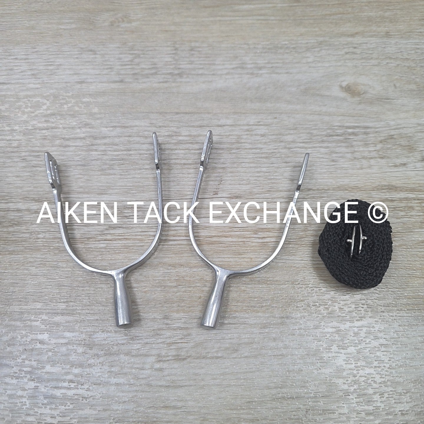 Spurs with Braided Nylon Spur Straps, 33mm
