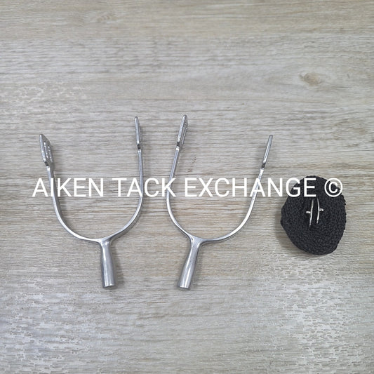 Spurs with Braided Nylon Spur Straps, 33mm