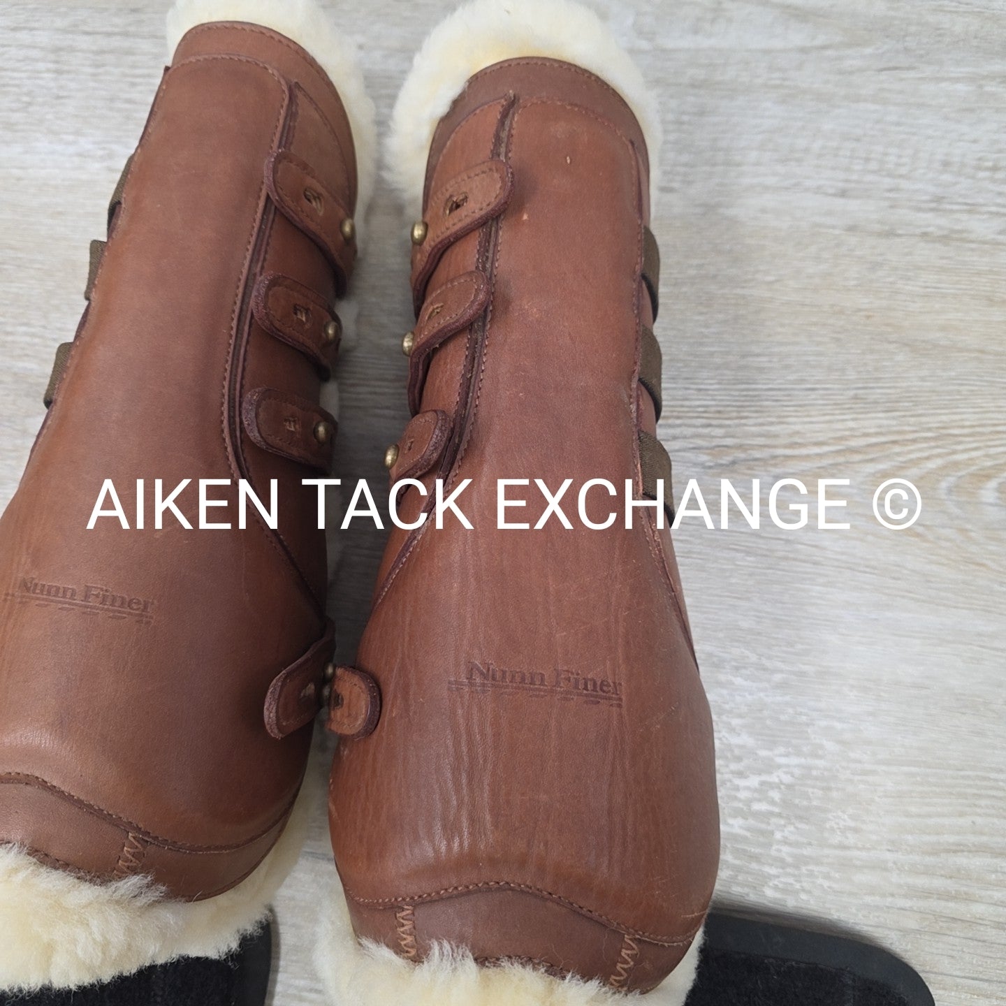 Nunn Finer Open Front Boots with Removable Sheepskin & Neoprene Liners, Brown, L