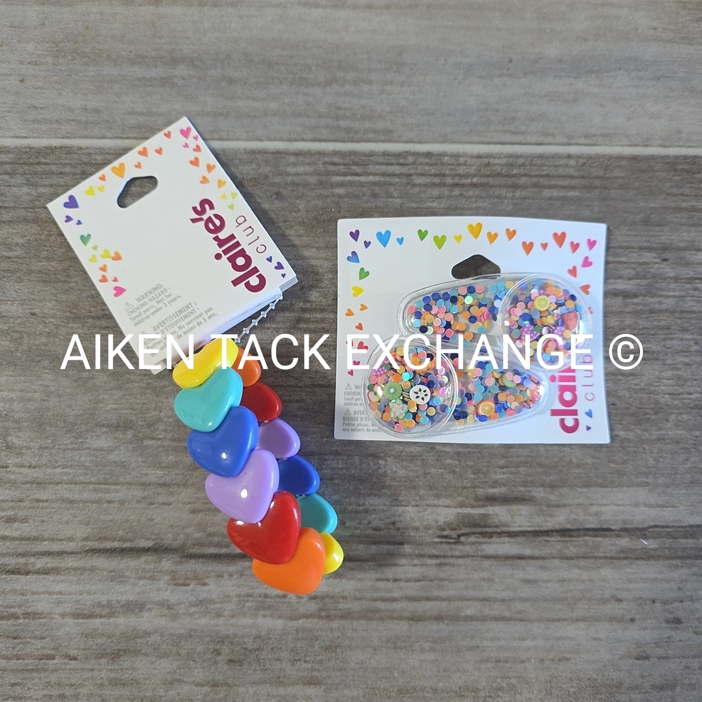 Claire's Club Bundle - 2 Hair Clips, 1 Necklace