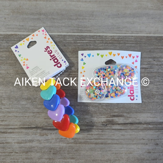 Claire's Club Bundle - 2 Hair Clips, 1 Necklace